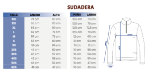 Guia Tallas Sudadera